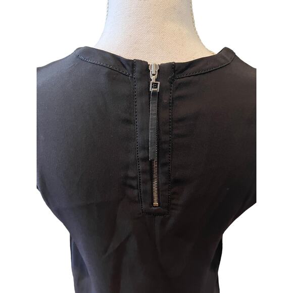 Helmut Lang silk black floral print sleeveless top - Picture 5 of 9